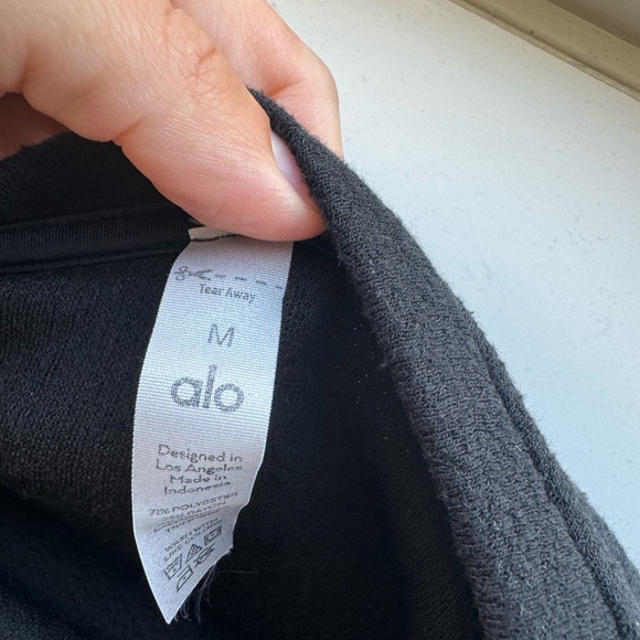 ALO Yoga Black Cozy Sweat Set - Picture 2 of 5